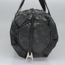 CHANEL Matelasse Hand Bag Patent Leather Silver CC Auth bs22699-4