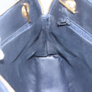 CHANEL Matelasse Chain Shoulder Bag Lamb Skin Navy Gold CC Auth bs22709-20