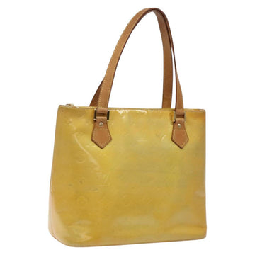 LOUIS VUITTON Monogram Vernis Houston Hand Bag Gris M91053 LV Auth bs22715