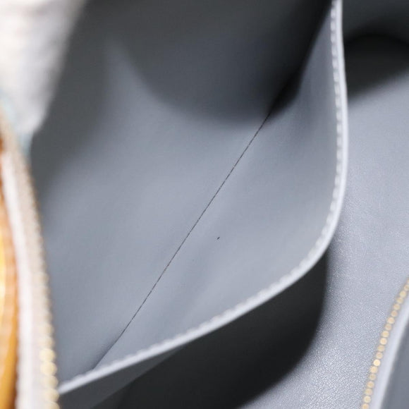 LOUIS VUITTON Monogram Vernis Houston Hand Bag Gris M91053 LV Auth bs22715