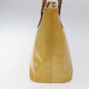 LOUIS VUITTON Monogram Vernis Houston Hand Bag Gris M91053 LV Auth bs22715-4