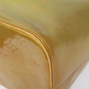 LOUIS VUITTON Monogram Vernis Houston Hand Bag Gris M91053 LV Auth bs22716-9