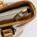 LOUIS VUITTON Monogram Vernis Houston Hand Bag Gris M91053 LV Auth bs22716-10