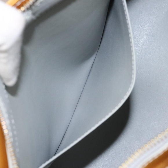 LOUIS VUITTON Monogram Vernis Houston Hand Bag Gris M91053 LV Auth bs22716