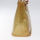 LOUIS VUITTON Monogram Vernis Houston Hand Bag Gris M91053 LV Auth bs22716-4