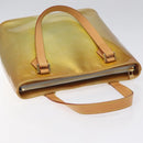 LOUIS VUITTON Monogram Vernis Houston Hand Bag Gris M91053 LV Auth bs22716-6