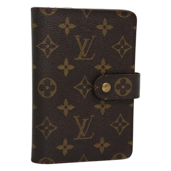LOUIS VUITTON Monogram Porto Papie Zip Wallet M61207 LV Auth bs22722