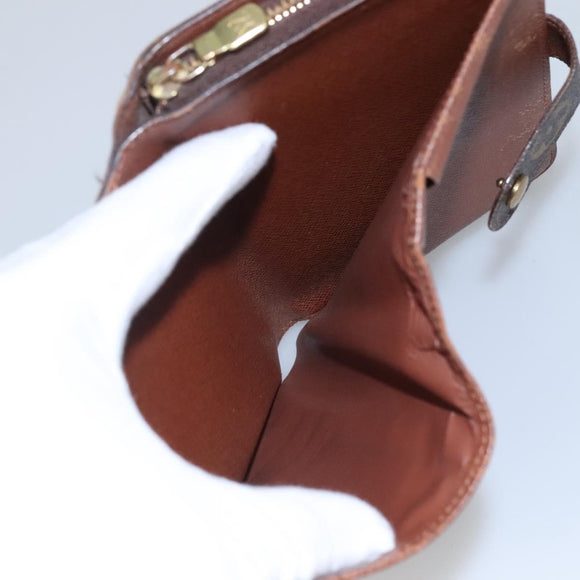 LOUIS VUITTON Monogram Porto Papie Zip Wallet M61207 LV Auth bs22722