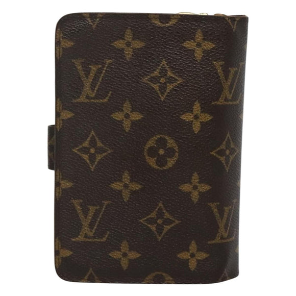 LOUIS VUITTON Monogram Porto Papie Zip Wallet M61207 LV Auth bs22722