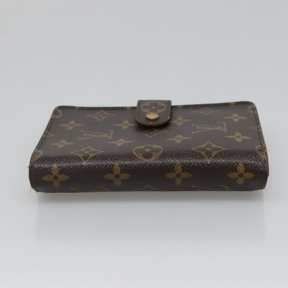 LOUIS VUITTON Monogram Porto Papie Zip Wallet M61207 LV Auth bs22722