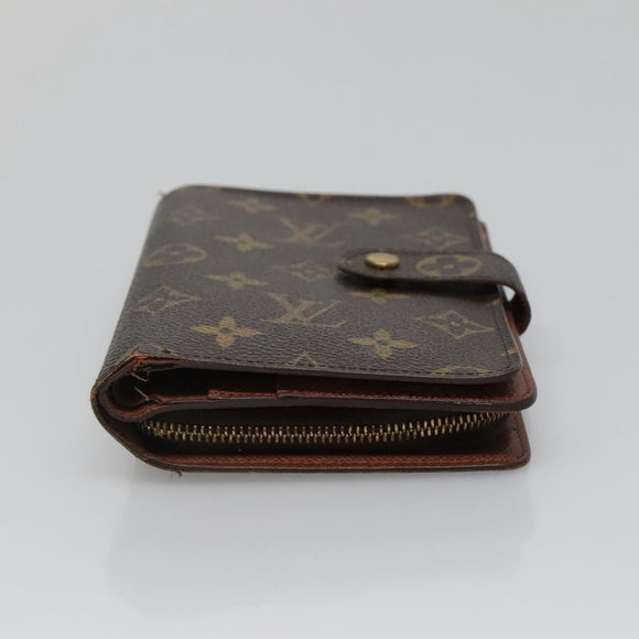 LOUIS VUITTON Monogram Porto Papie Zip Wallet M61207 LV Auth bs22722