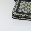 GUCCI GG Supreme Sherry Line Shoulder Bag PVC Navy Red 41 02 090 Auth bs22750-9