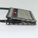 GUCCI GG Supreme Sherry Line Shoulder Bag PVC Navy Red 41 02 090 Auth bs22750-3