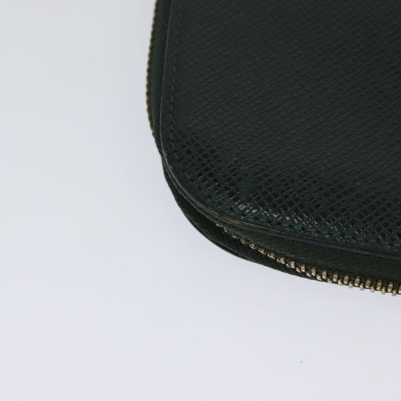 LOUIS VUITTON Taiga Organizer Atoll Travel Case Ardoise M30652 LV Auth bs22785