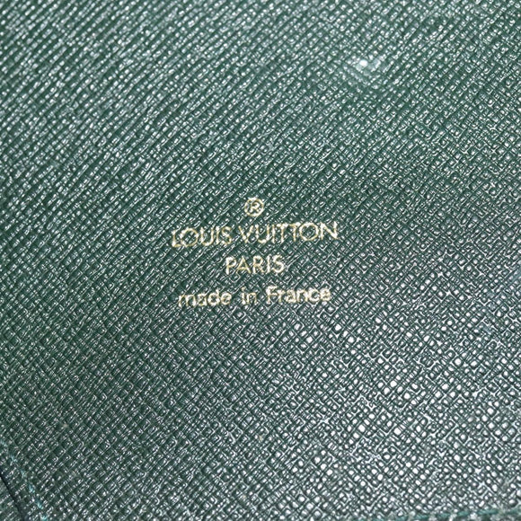 LOUIS VUITTON Taiga Organizer Atoll Travel Case Ardoise M30652 LV Auth bs22785