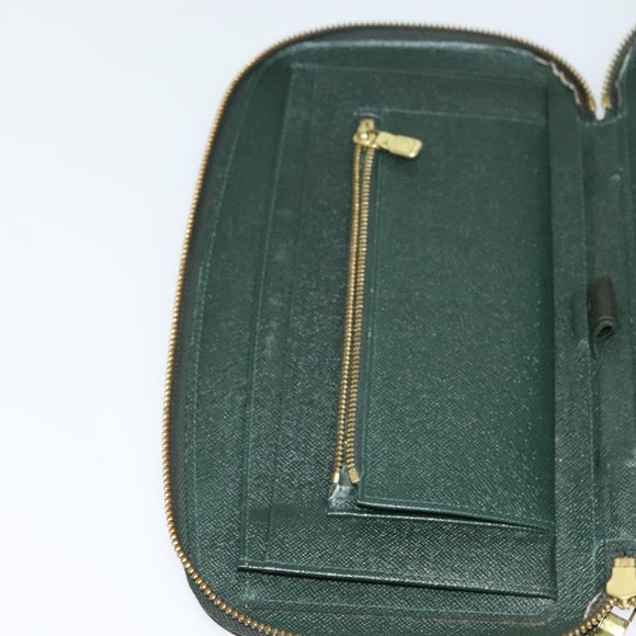 LOUIS VUITTON Taiga Organizer Atoll Travel Case Ardoise M30652 LV Auth bs22785