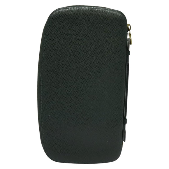 LOUIS VUITTON Taiga Organizer Atoll Travel Case Ardoise M30652 LV Auth bs22785