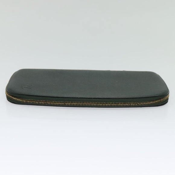 LOUIS VUITTON Taiga Organizer Atoll Travel Case Ardoise M30652 LV Auth bs22785