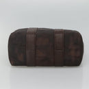 HERMES Acape Luco PM Hand Bag Nylon Brown Auth bs22799-9