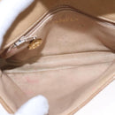 CHANEL Matelasse Chain Waist bag Lamb Skin Beige Gold CC Auth bs22827-12