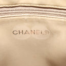 CHANEL Matelasse Chain Shoulder Bag Lamb Skin Beige Gold CC Auth bs22830-18