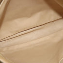 CHANEL Matelasse Chain Shoulder Bag Lamb Skin Beige Gold CC Auth bs22830-11