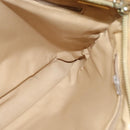 CHANEL Matelasse Chain Shoulder Bag Lamb Skin Beige Gold CC Auth bs22830-20