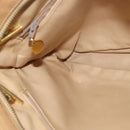 CHANEL Matelasse Chain Shoulder Bag Lamb Skin Beige Gold CC Auth bs22830-21