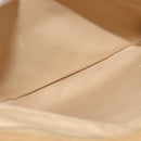 CHANEL Matelasse Chain Shoulder Bag Lamb Skin Beige Gold CC Auth bs22830-23