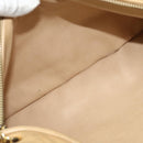 CHANEL Matelasse Chain Shoulder Bag Lamb Skin Beige Gold CC Auth bs22830-25