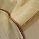 GUCCI GG Canvas Boston Bag Nylon Beige 153240 Auth bs22834-15