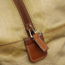 GUCCI GG Canvas Boston Bag Nylon Beige 153240 Auth bs22834-18