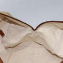 GUCCI GG Canvas Boston Bag Nylon Beige 153240 Auth bs22834-21
