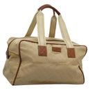 GUCCI GG Canvas Boston Bag Nylon Beige 153240 Auth bs22834-1