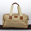 GUCCI GG Canvas Boston Bag Nylon Beige 153240 Auth bs22834-12