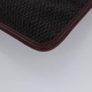 SAINT LAURENT Pouch PVC Leather Gray Auth bs22836-16