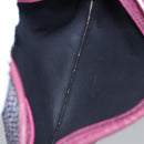 SAINT LAURENT Pouch PVC Leather Gray Auth bs22836-11