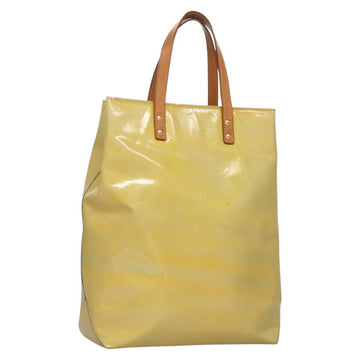 LOUIS VUITTON Monogram Vernis Reade MM Hand Bag Gris M91142 LV Auth bs22838