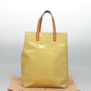 LOUIS VUITTON Monogram Vernis Reade MM Hand Bag Gris M91142 LV Auth bs22838-12