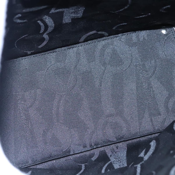 Salvatore Ferragamo Vala Hand Bag Enamel Black Auth bs22866