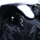 Salvatore Ferragamo Vala Hand Bag Enamel Black Auth bs22866-19