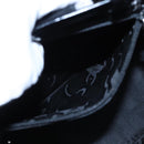 Salvatore Ferragamo Vala Hand Bag Enamel Black Auth bs22866-20