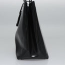 Salvatore Ferragamo Vala Hand Bag Enamel Black Auth bs22866-3