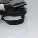 Salvatore Ferragamo Vala Hand Bag Enamel Black Auth bs22866-7