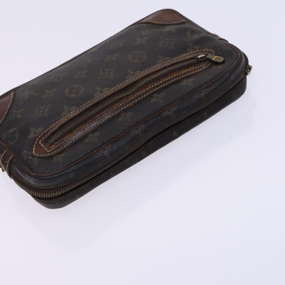 LOUIS VUITTON Monogram Clutch Bag 2Set LV Auth bs22909