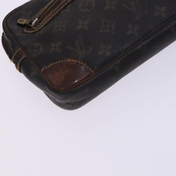 LOUIS VUITTON Monogram Clutch Bag 2Set LV Auth bs22909