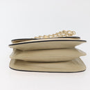 CHANEL Chain Shoulder Bag Patent leather Yellow Gold CC Auth bs22911-14
