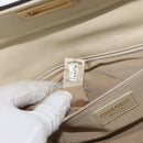 CHANEL Chain Shoulder Bag Patent leather Yellow Gold CC Auth bs22911-29