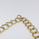 CHANEL Chain Shoulder Bag Patent leather Yellow Gold CC Auth bs22911-8