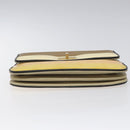 CHANEL Chain Shoulder Bag Patent leather Yellow Gold CC Auth bs22911-5